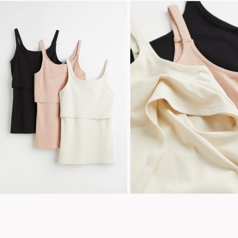 HM nursing tanks - set of 3 - medium
